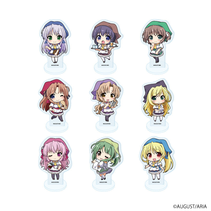 『夜明け前より瑠璃色な』アクリルぷちスタンド02/カフェver. コンプリートセット(全9種)(ミニキャライラスト)