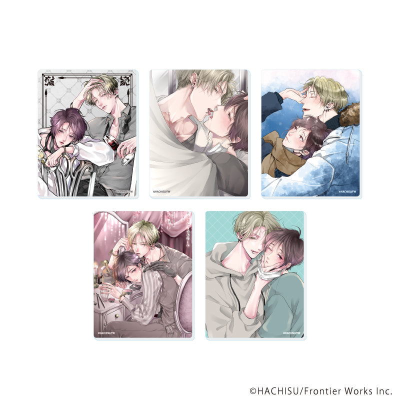 『甘くて熱くて息もできない』アクリルカード01/コンプリートセット(全5種)(公式&描き下ろしイラスト)