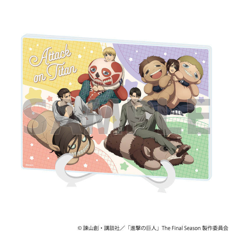 『進撃の巨人The Final Season』アクリルアートボード(A5サイズ)01/くつろぎver.(描き下ろしイラスト)