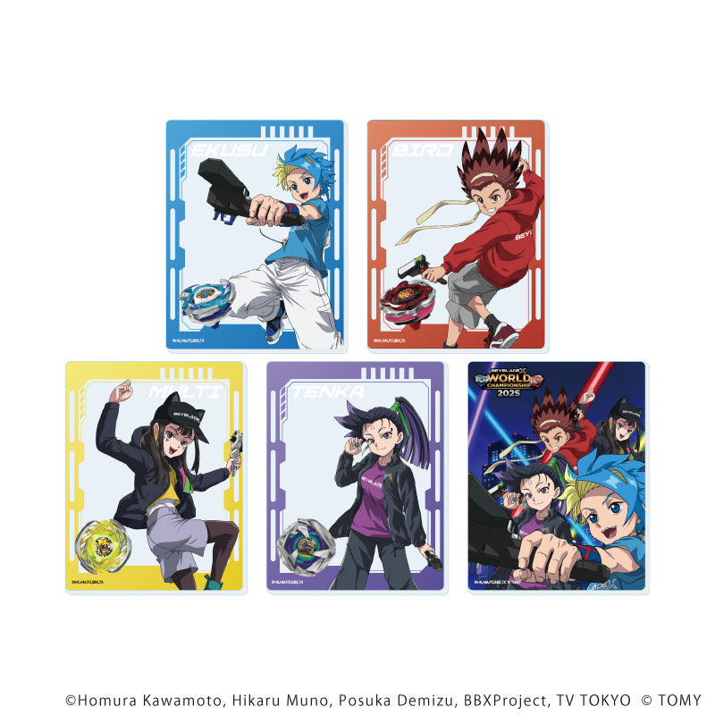 『BEYBLADE X』アクリルカード02/コンプリートセット(全5種)(描き下ろしイラスト)