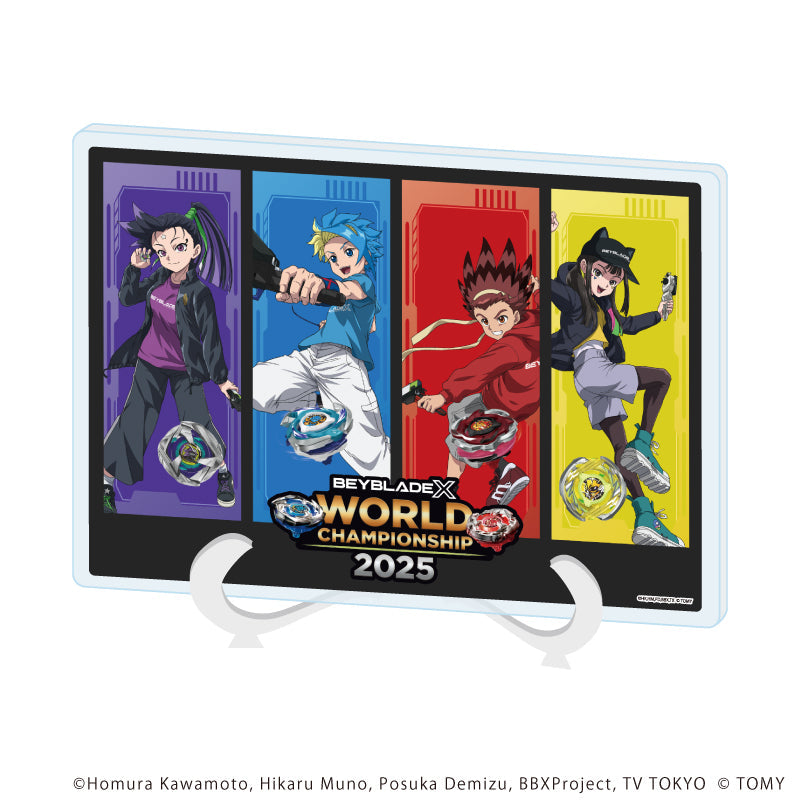 『BEYBLADE X』アクリルアートボード(A5サイズ)03/集合デザイン(描き下ろしイラスト)