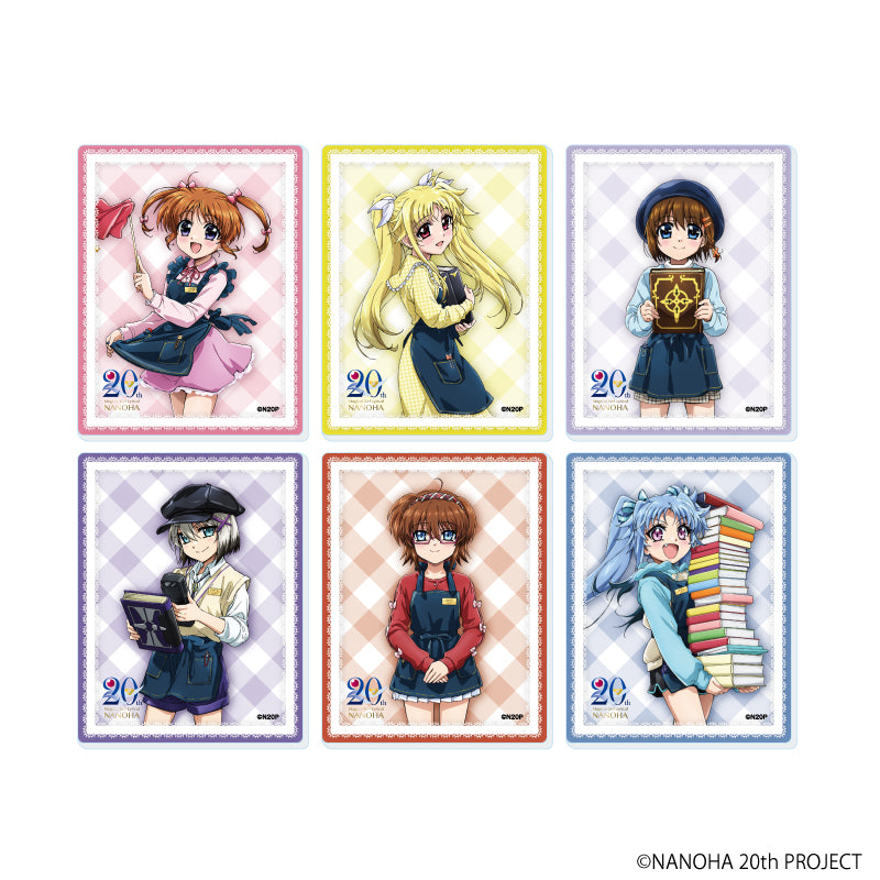 『魔法少女リリカルなのはシリーズ』アクリルカード02/コンプリートセット(全6種)(描き下ろしイラスト)