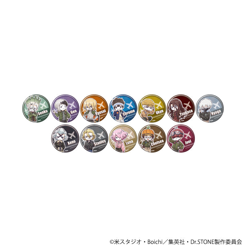 『Dr.STONE』缶バッジ32/フライトジャケットver. コンプリートセット(全12種)(グラフアートイラスト)