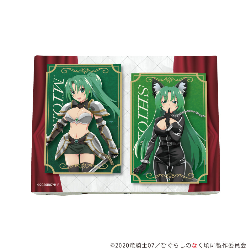 『ひぐらしのなく頃に 卒』キャンバスボード06/園崎魅音&園崎詩音(描き下ろしイラスト)