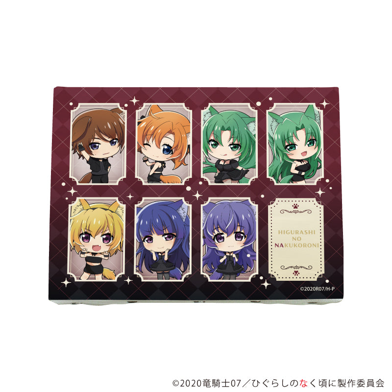 『ひぐらしのなく頃に 卒』キャンバスボード07/集合デザイン(ミニキャライラスト)