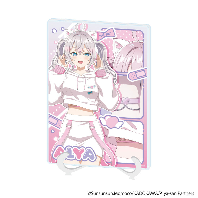 『時々ボソッとロシア語でデレる隣のアーリャさん』アクリルアートボード(A5サイズ)05/アーリャ ゆめかわver.(描き下ろしイラスト)