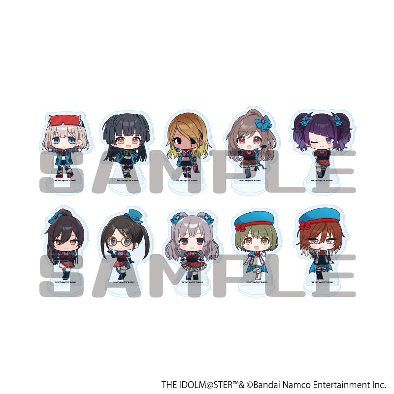 『アイドルマスター シャイニーカラーズ』アクリルぷちスタンド03/オリジナル衣装ver. コンプリートセット(全10種)(ミニキャライラスト)