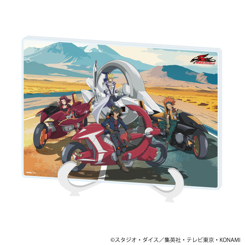 『遊☆戯☆王5D's』アクリルアートボード(A5サイズ)01/集合デザイン(描き下ろしイラスト)