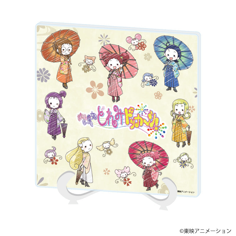 『おジャ魔女どれみドッカ~ン!』アクリルアートボード20/集合デザイン 袴・番傘ver.(グラフアートイラスト)