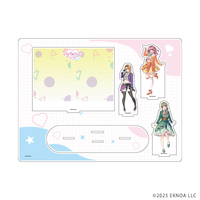 『STELLAR IDOL PROJECT』アクリルジオラマ01/ミライリンク(公式イラスト)