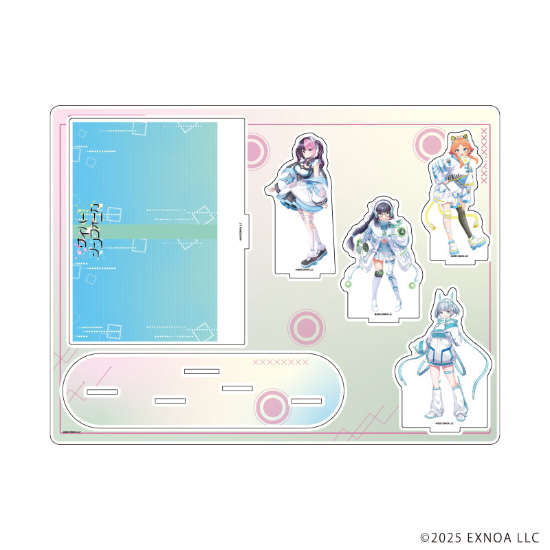 『STELLAR IDOL PROJECT』アクリルジオラマ04/サイバーシンフォニカ(公式イラスト)