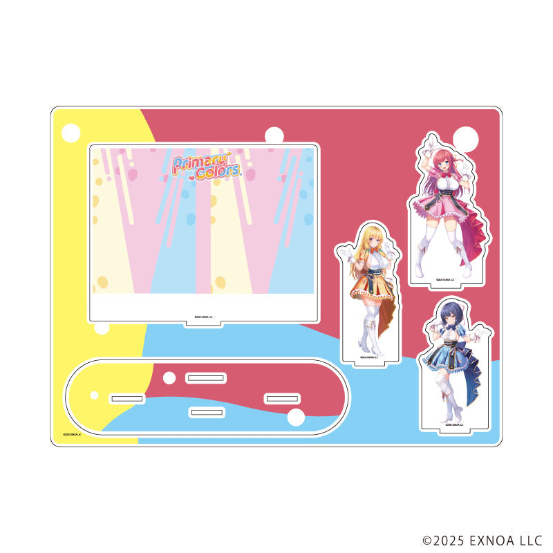 『STELLAR IDOL PROJECT』アクリルジオラマ05/Primary Colors(公式イラスト)