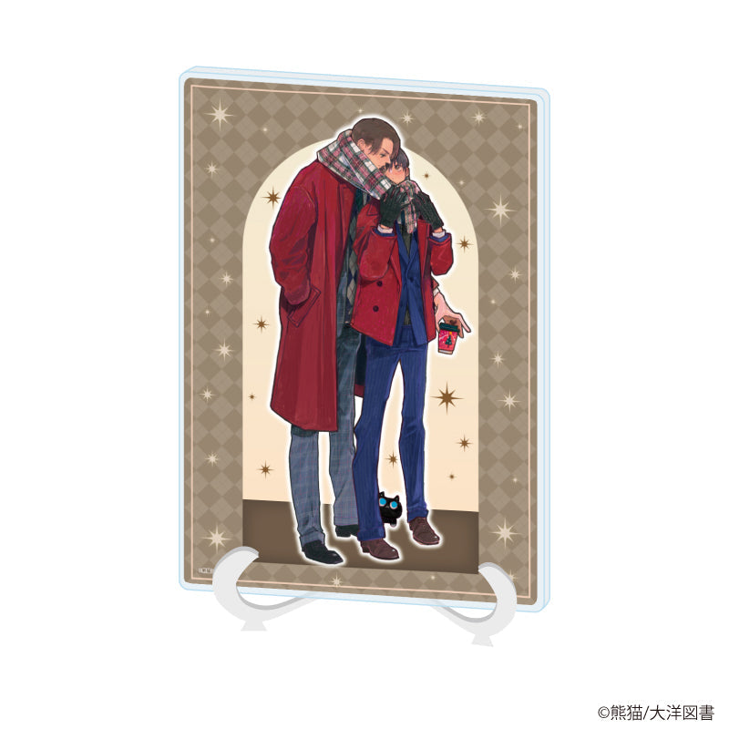 『iHZ[アイハーツ]創刊100号記念フェア』アクリルアートボード(A5サイズ)03/「ワンダーラブは真夜中に」熊猫先生(描き下ろしイラスト)