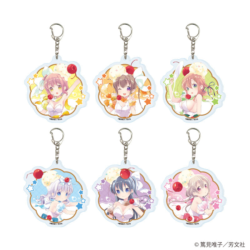 『スロウスタート』アクリルキーホルダー02/コンプリートセット(全6種)(描き下ろしイラスト)