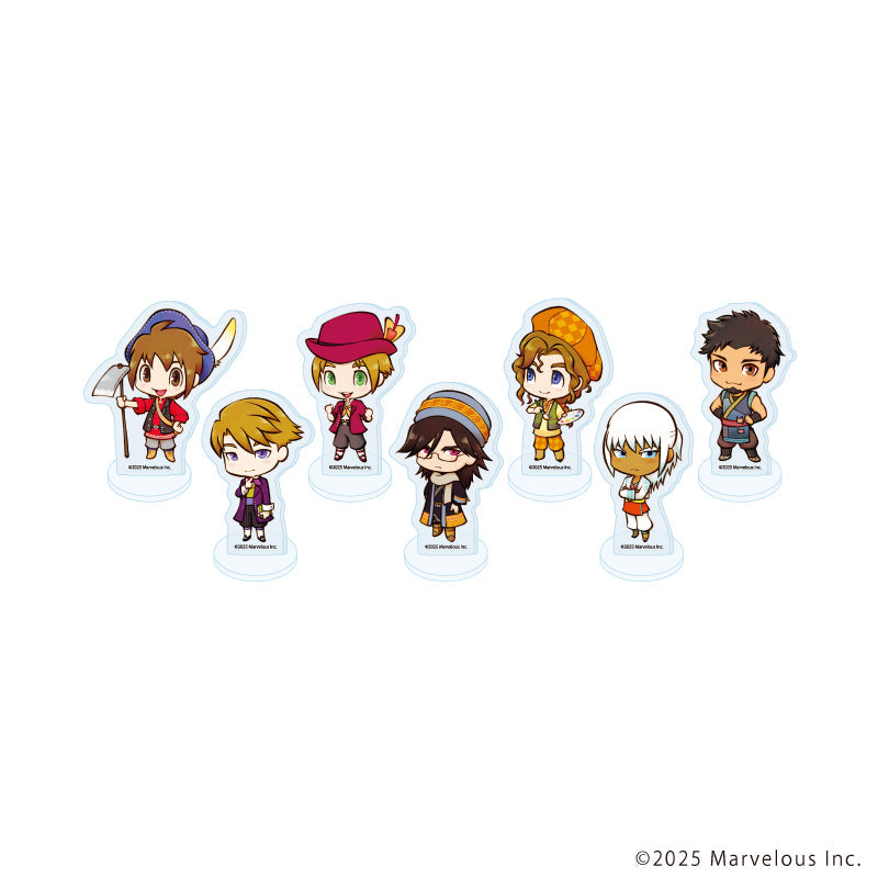 『牧場物語 Let's!風のグランドバザール』アクリルぷちスタンド01/コンプリートセット(全7種)(公式イラスト)