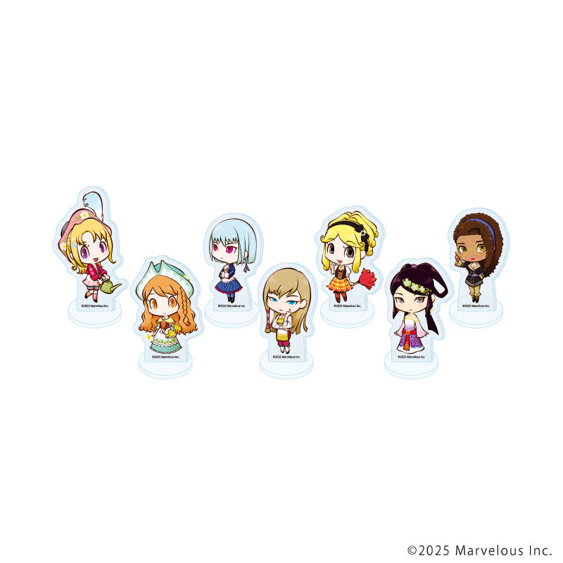 『牧場物語 Let's!風のグランドバザール』アクリルぷちスタンド02/コンプリートセット(全7種)(公式イラスト)
