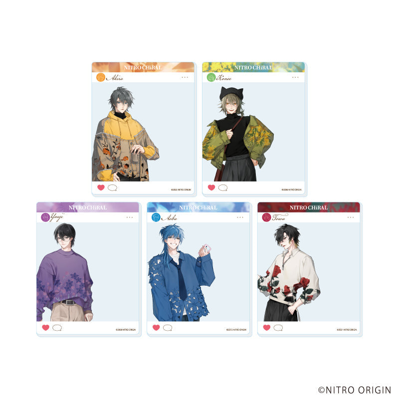 『ニトロキラル』アクリルカード02/コンプリートセット(全5種)(描き下ろし等身)