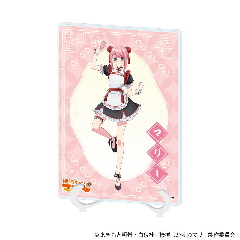 『機械じかけのマリー』アクリルアートボード(A5サイズ)01/マリー(描き下ろしイラスト)