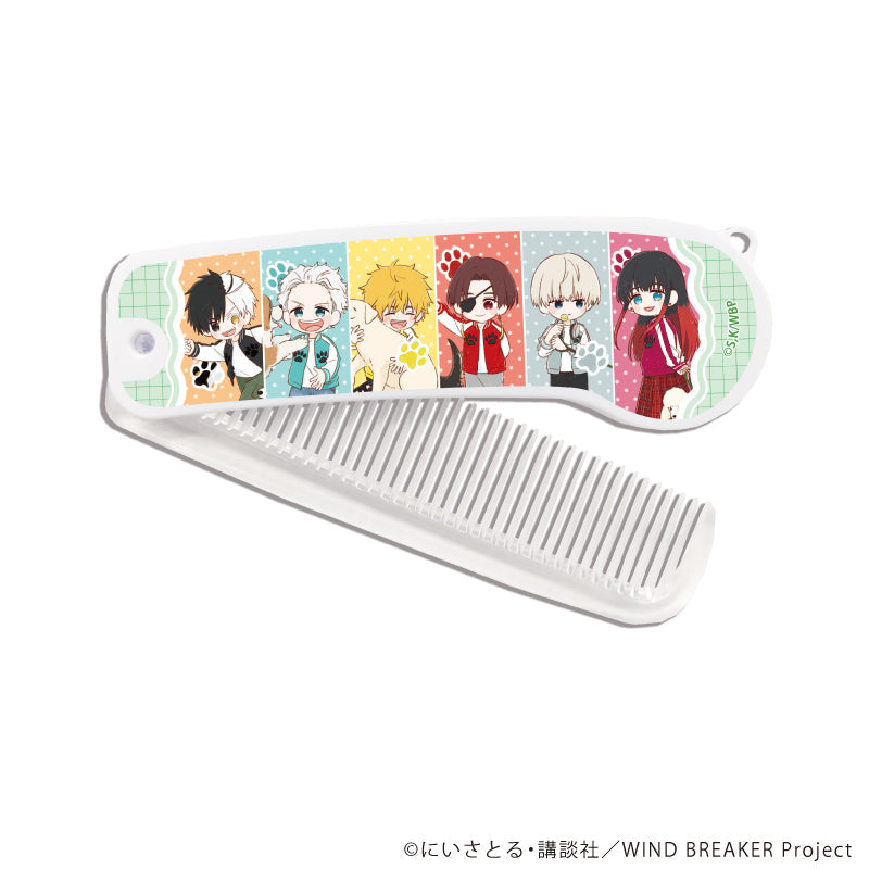 『WIND BREAKER』折りたたみコーム01/犬ver.(グラフアートイラスト)