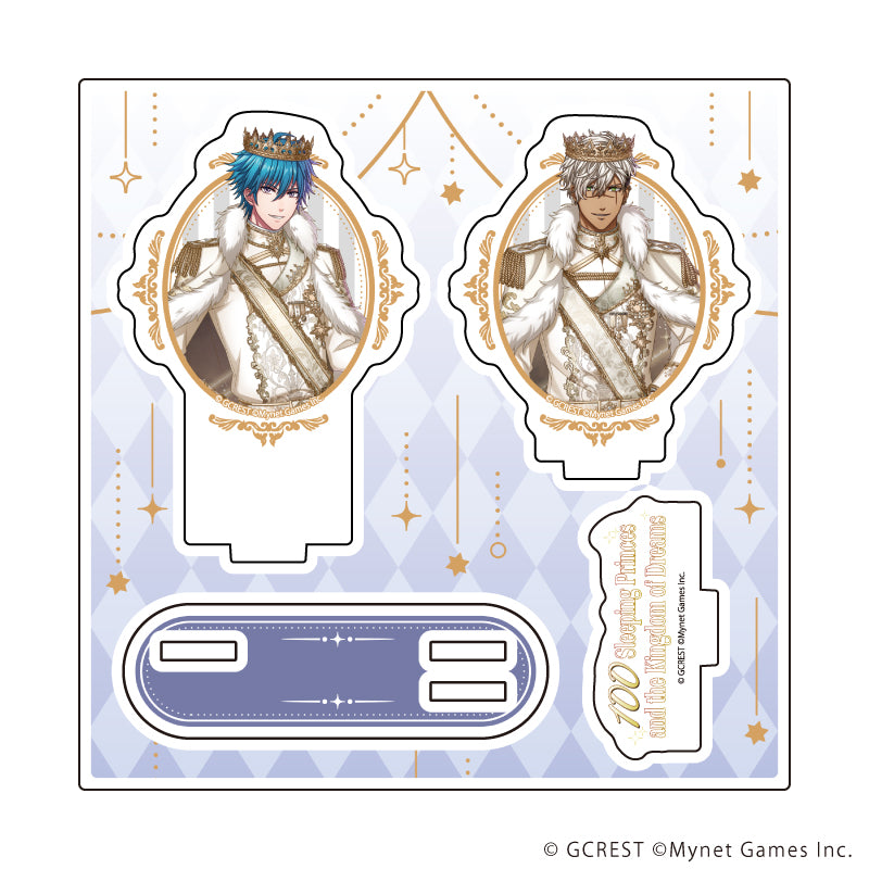 『夢王国と眠れる100人の王子様』アクリルスタンドプレート44/シリウス&ダグラス(公式イラスト)