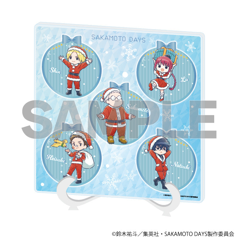 『SAKAMOTO DAYS』アクリルアートボード07/デザインA クリスマスver.(グラフアートイラスト)