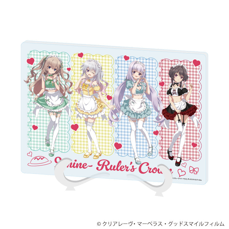 『9-nine- Ruler's Crown』アクリルアートボード(A5サイズ)01/集合デザイン メイドver.(描き下ろしイラスト)