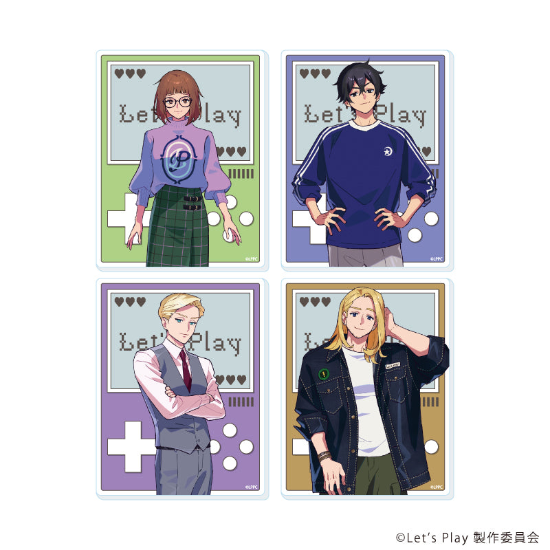『Let’s Play クエストだらけのマイライフ』アクリルカード01/コンプリートセット(全4種)(公式イラスト)
