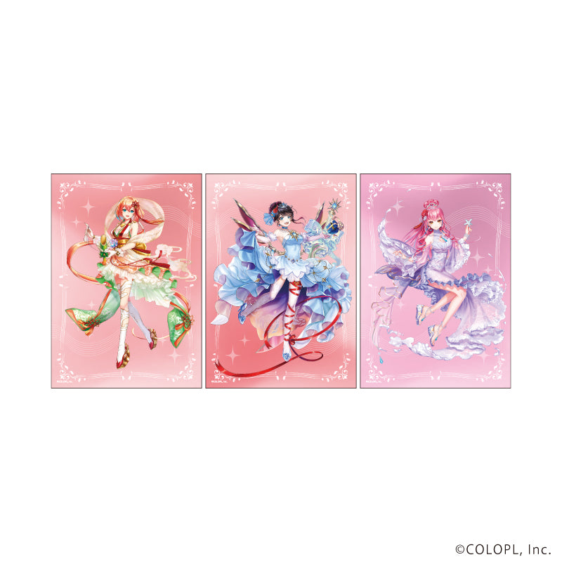 『白猫プロジェクト』L版ブロマイド3枚セット09/リネア/クロカ/リーラン(公式イラスト)