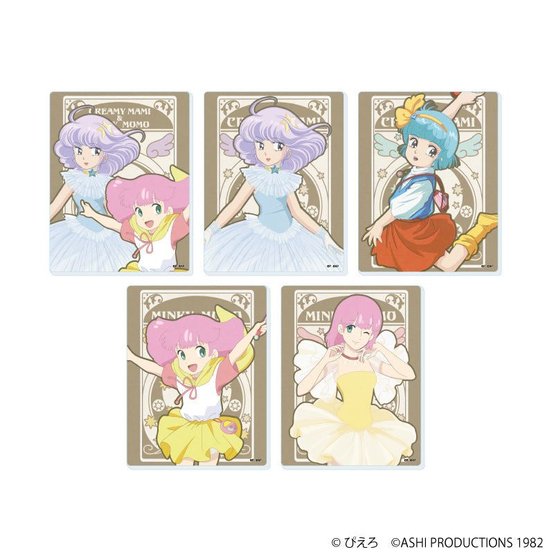 『魔法の天使クリィミーマミ×魔法のプリンセス ミンキーモモ』アクリルカード02/コンプリートセット(全5種)(ANTRAITEイラスト)