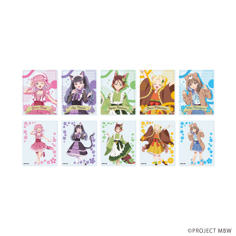 『前橋ウィッチーズ』アクリルカード02/動物ver.コンプリートセット(全10種)(描き下ろしイラスト)