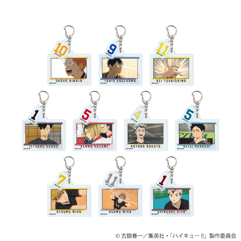 『ハイキュー!!』パーツ付きアクリルキーホルダー01/コンプリートセット(全10種)(場面写)