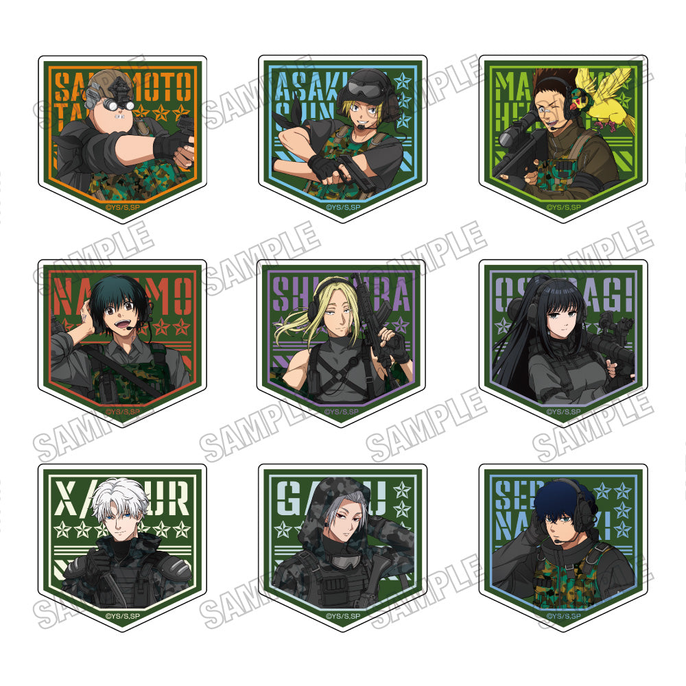 『SAKAMOTO DAYS』描き下ろしアクリルバッジコレクション【サバイバルゲームver.】【BOX】