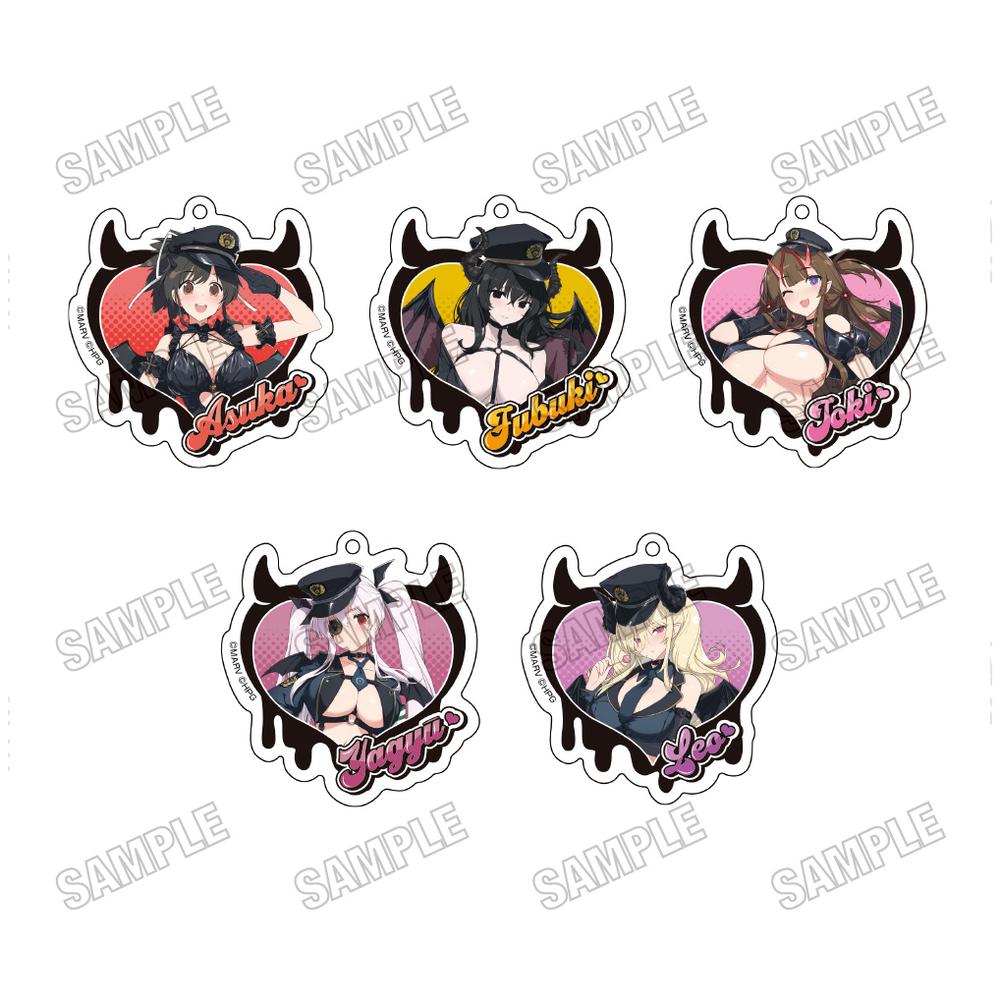 『閃乱カグラ』描き下ろしアクリルキーホルダーコレクション【デビルポリスver.】【BOX】