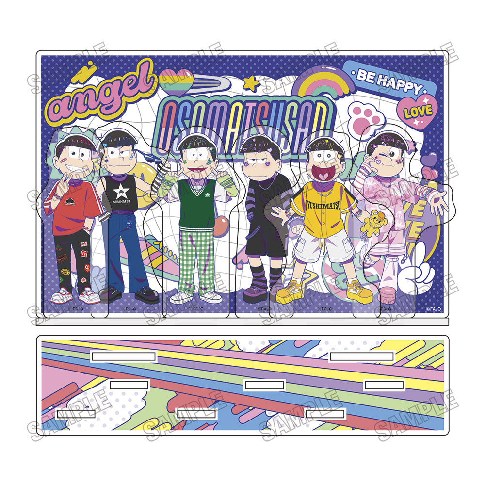 『おそ松さん』描き下ろしアクリルジオラマ【デコラver.】