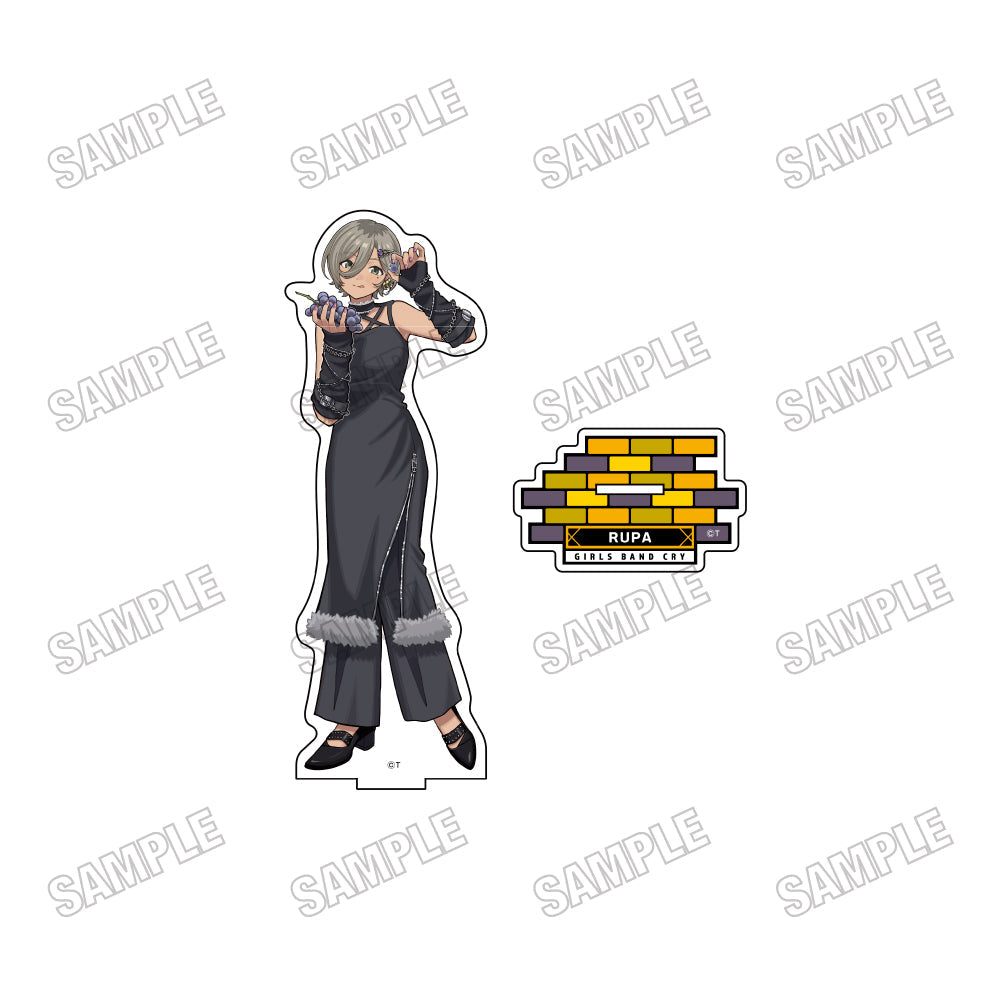『ガールズバンドクライ』描き下ろしBIGアクリルスタンド【ブラックファッションフルーツver.】5ルパ