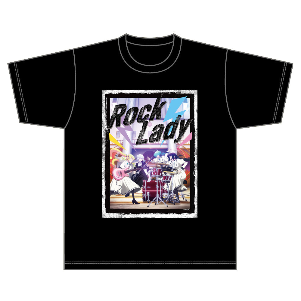 『ロックは淑女の嗜みでして』TシャツA XLサイズ
