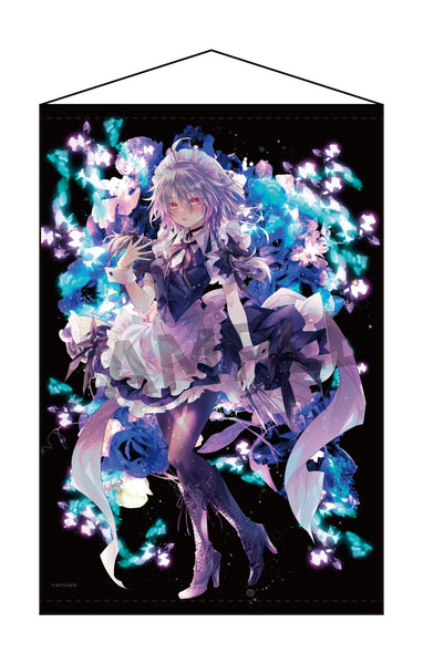 東方Project』B2タペストリー 76 十六夜咲夜 illust.小林由高 – Anime Store JP