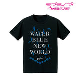 『ラブライブ!サンシャイン!!』箔プリントTシャツ(WATER BLUE NEW WORLD)メンズ【202406再販】