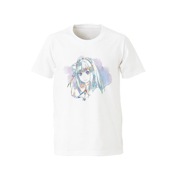 『Re:ゼロから始める異世界生活  Memory Snow』エミリア Ani-Art Tシャツメンズ【202411再販】