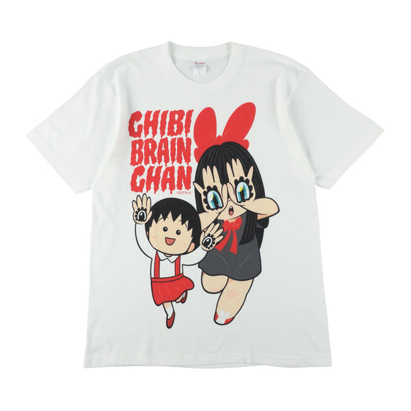 ちびまる子ちゃん』CHIBI BRAIN CHAN T-shirt ホワイト Sサイズ 