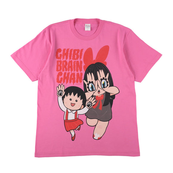 『ちびまる子ちゃん』CHIBI BRAIN CHAN T-shirt ピンク Sサイズ