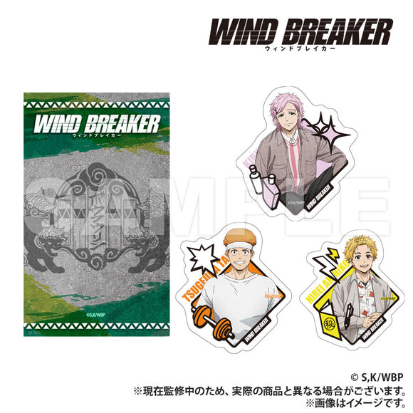 『WIND BREAKER』ステッカー3種セット 桐生 / 柘浦 / 楡井