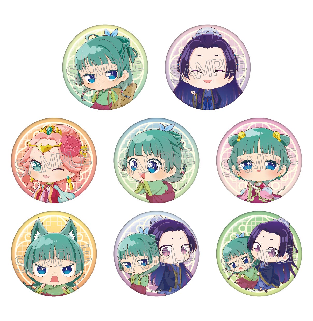 薬屋のひとりごと』デフォルメ缶バッジ BOX(8個入） – Anime Store JP