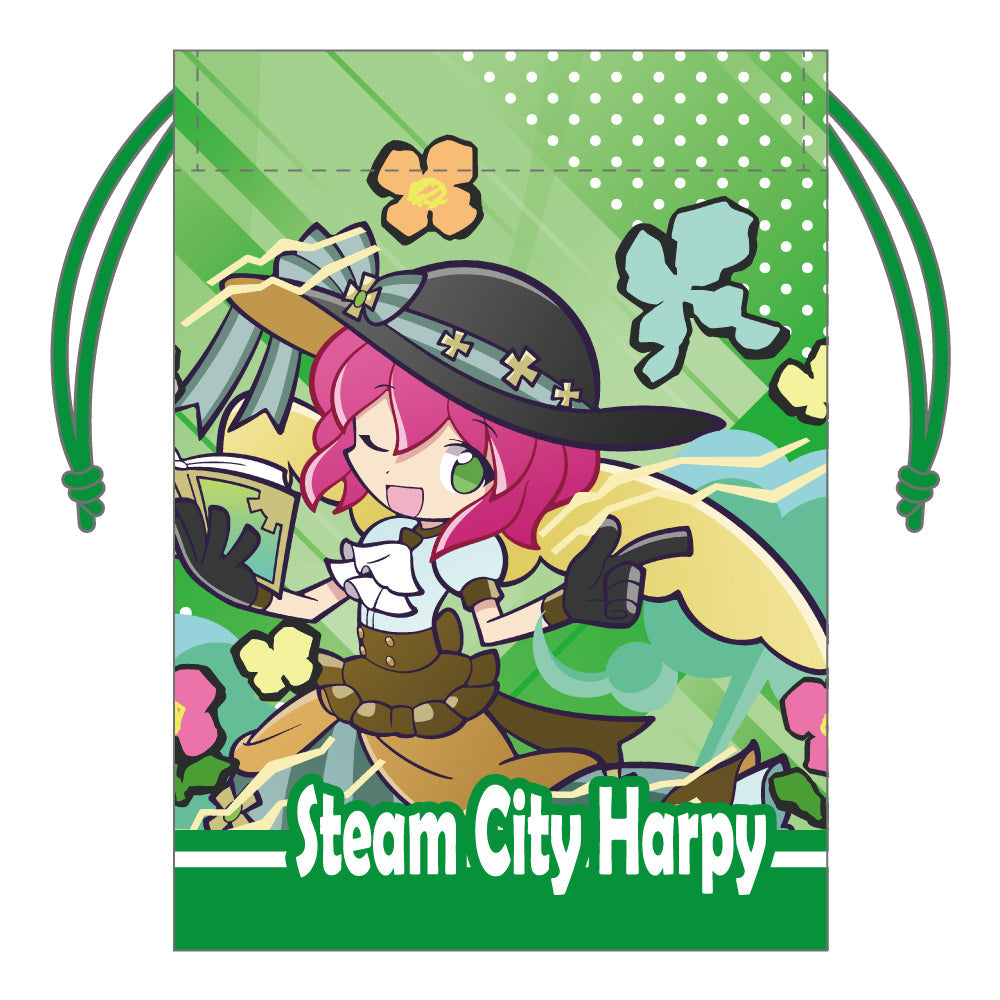 『ぷよぷよ』ミニ巾着 蒸気都市のハーピー