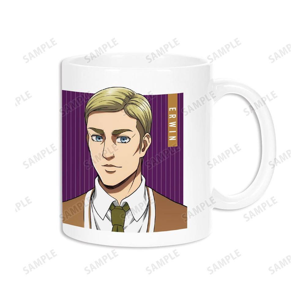 『進撃の巨人』描き下ろしイラスト エルヴィン シミラールックver. マグカップ【202604再販】