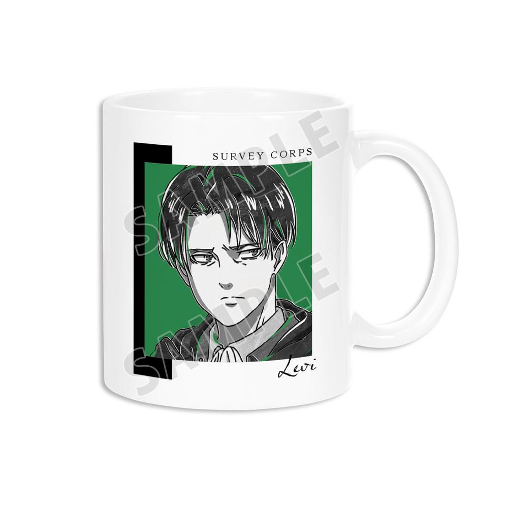 Amazon.co.jp: マグカップ 進撃の巨人 リヴァイ 兵長 コーヒー