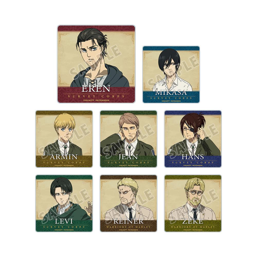 『進撃の巨人』トレーディングアクリルコースター(単位/BOX)【202512再販】
