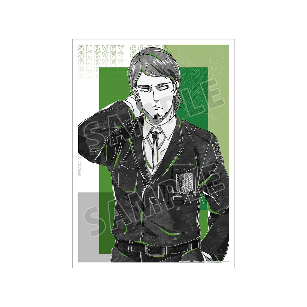『進撃の巨人』ジャン Ani-Art BLACK LABEL A3マット加工ポスター【202504再販】