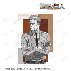 『進撃の巨人』ライナー Ani-Art BLACK LABEL A3マット加工ポスター【202405再販】