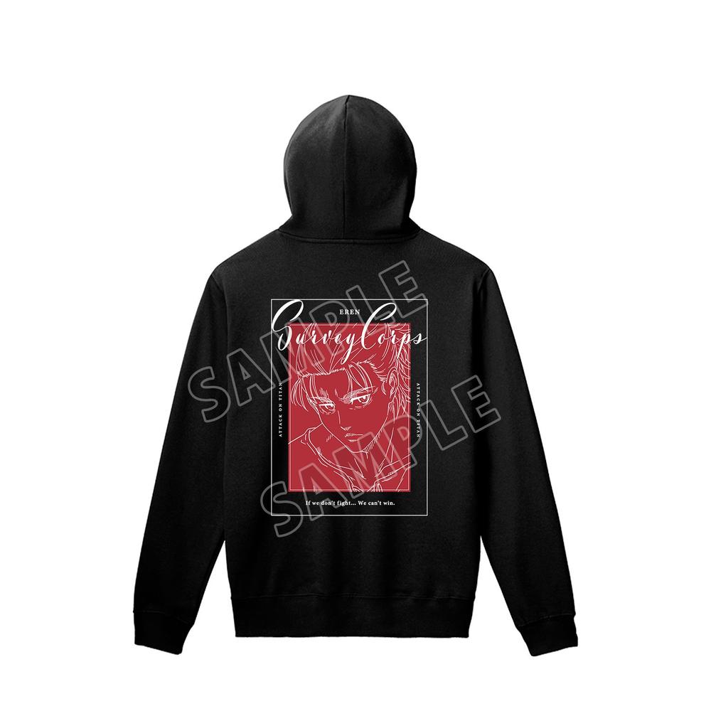 『進撃の巨人』エレン 「戦わなければ勝てない」パーカーレディース【202604再販】